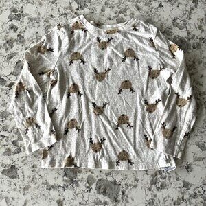 Old Navy reindeer LS tee sz 5T